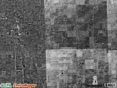 Minonk township, Illinois satellite photo by USGS