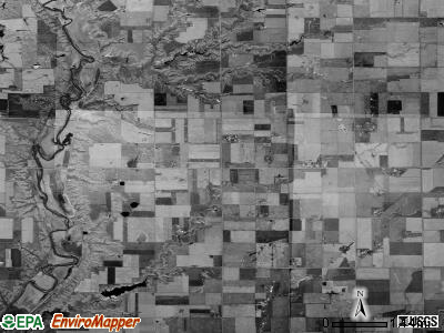 Kassel township, South Dakota satellite photo by USGS