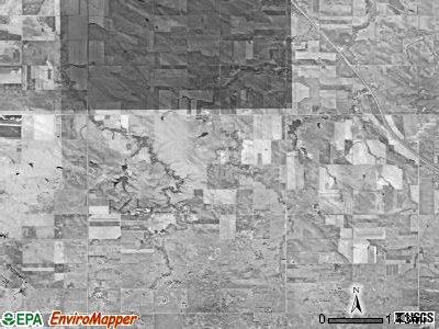 Wilson township, South Dakota satellite photo by USGS