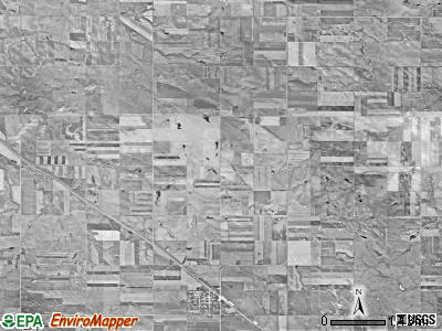 Colome township, South Dakota satellite photo by USGS