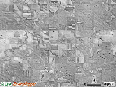 Edens township, South Dakota satellite photo by USGS