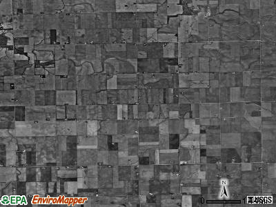 Linn township, Illinois satellite photo by USGS
