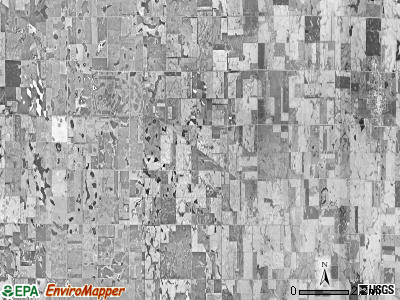 Chester township, South Dakota satellite photo by USGS