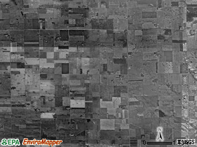 Kulm township, South Dakota satellite photo by USGS