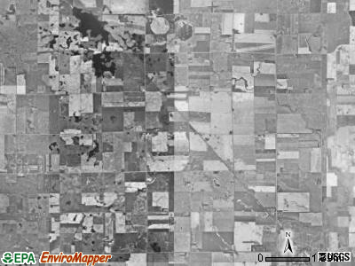 Rhoda township, South Dakota satellite photo by USGS