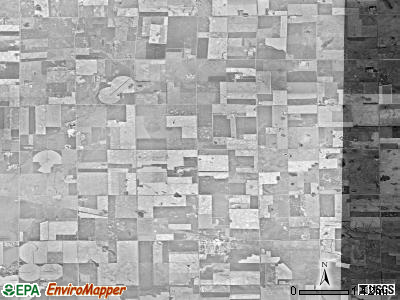 Belmont township, South Dakota satellite photo by USGS