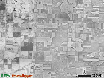 Independence township, South Dakota satellite photo by USGS
