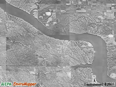 Whetstone township, South Dakota satellite photo by USGS