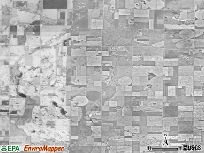 Kennedy township, South Dakota satellite photo by USGS