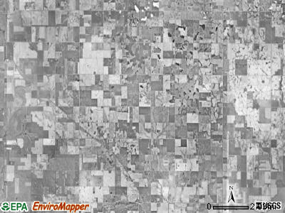Goose Lake township, South Dakota satellite photo by USGS