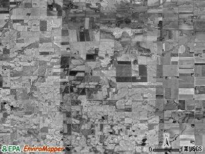 Spring Valley township, South Dakota satellite photo by USGS