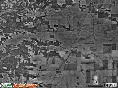 Cazenovia township, Illinois satellite photo by USGS