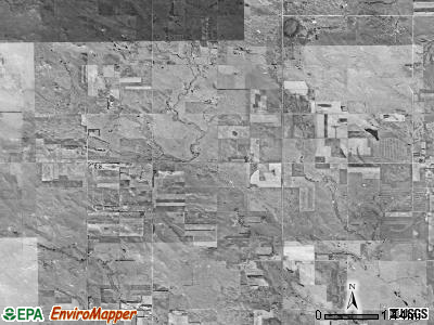Star Prairie township, South Dakota satellite photo by USGS