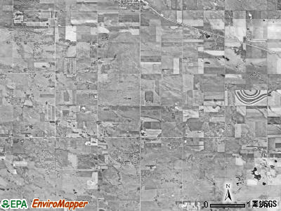 Pleasant View township, South Dakota satellite photo by USGS