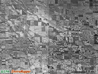 Fair township, South Dakota satellite photo by USGS