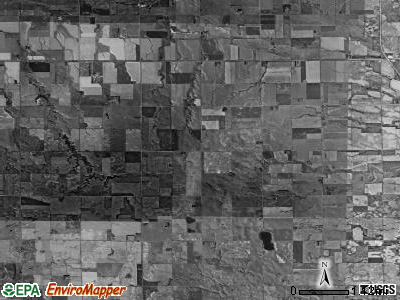 Oak Hollow township, South Dakota satellite photo by USGS