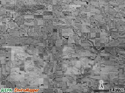 Norway township, South Dakota satellite photo by USGS