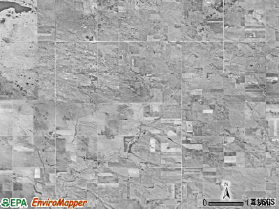 Lake township, South Dakota satellite photo by USGS