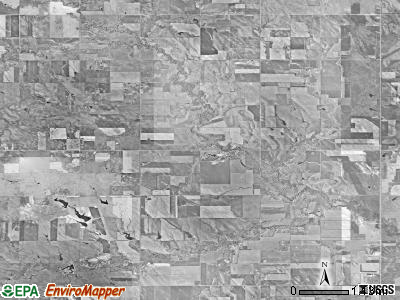 Jones township, South Dakota satellite photo by USGS