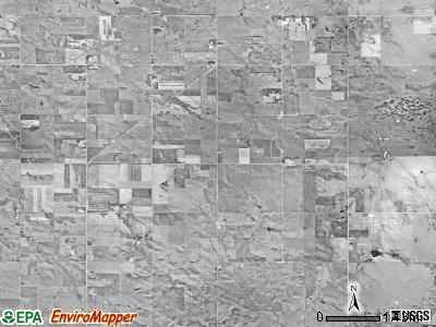Stewart township, South Dakota satellite photo by USGS