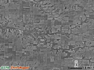 Biggsville township, Illinois satellite photo by USGS
