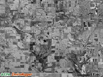 Marindahl township, South Dakota satellite photo by USGS