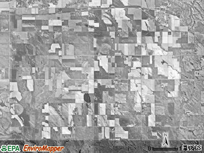Pleasant Valley township, South Dakota satellite photo by USGS