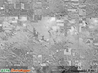Carlock township, South Dakota satellite photo by USGS