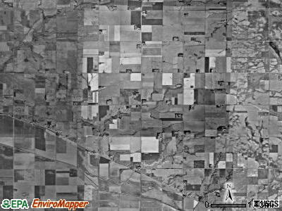 Bethel township, South Dakota satellite photo by USGS