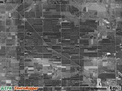 Utica township, South Dakota satellite photo by USGS