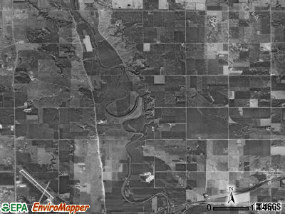 Mission Hill township, South Dakota satellite photo by USGS