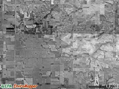 Spink township, South Dakota satellite photo by USGS