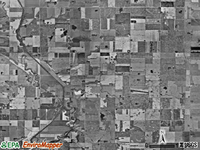 Prairie Center township, South Dakota satellite photo by USGS