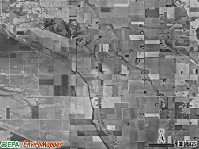 Spirit Mound township, South Dakota satellite photo by USGS