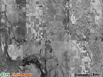 Elk Point township, South Dakota satellite photo by USGS