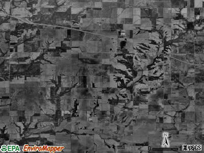 Elba township, Illinois satellite photo by USGS
