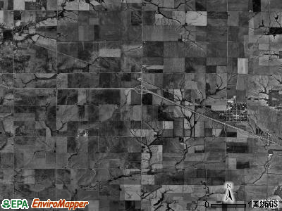 Brimfield township, Illinois satellite photo by USGS