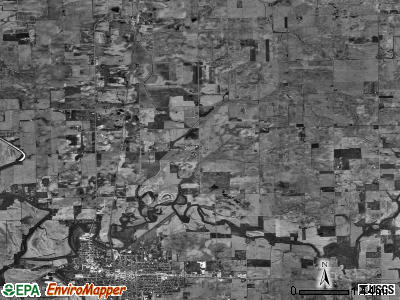 Middleport township, Illinois satellite photo by USGS