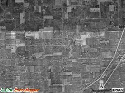 Pike township, Illinois satellite photo by USGS