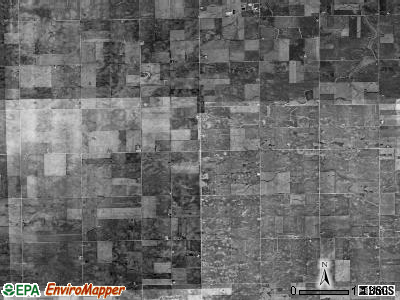 Waldo township, Illinois satellite photo by USGS