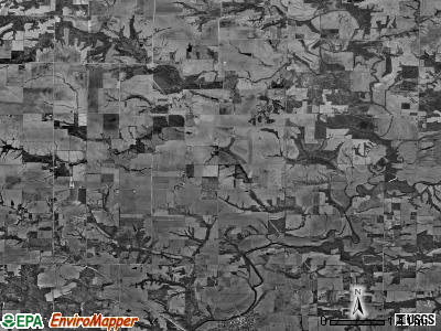 Chestnut township, Illinois satellite photo by USGS