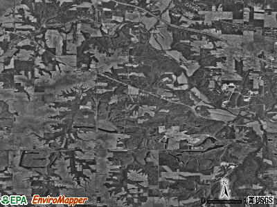 Rosefield township, Illinois satellite photo by USGS