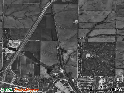 Kickapoo township, Illinois satellite photo by USGS