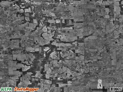 Belmont township, Illinois satellite photo by USGS