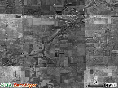Indian Grove township, Illinois satellite photo by USGS