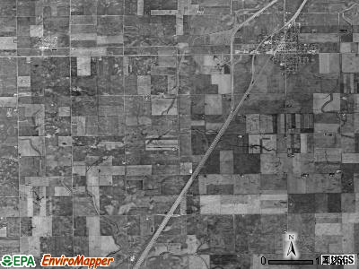 Chenoa township, Illinois satellite photo by USGS