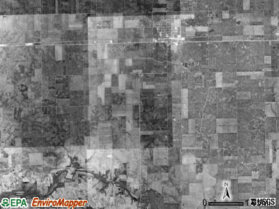 Gridley township, Illinois satellite photo by USGS