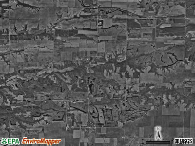 Fairview township, Illinois satellite photo by USGS