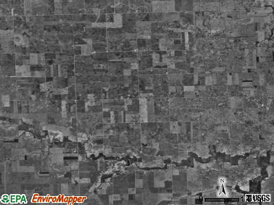 Ash Grove township, Illinois satellite photo by USGS