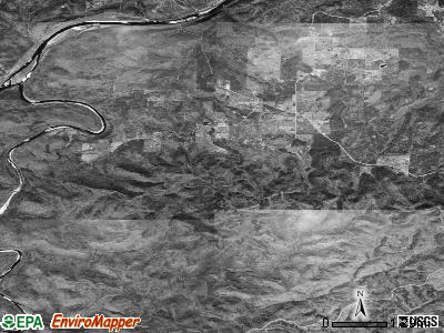 Matney township, Arkansas satellite photo by USGS